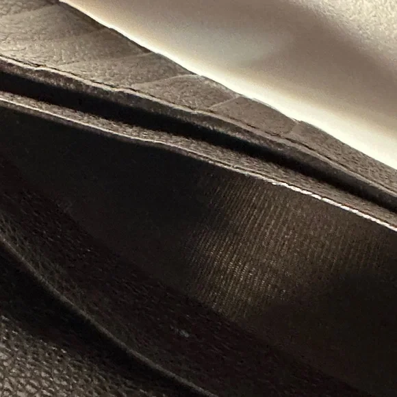 Bulgari Dark Chocolate Brown B Zero Bifold Leather Wallet Vintage - Picture 13 of 14